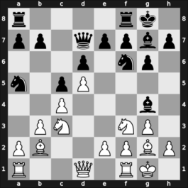 1968 Netanya-A – Round 6 – Porath, Yosef – 1/2-1/2 – Fischer, Robert J – G31