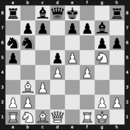 1968 New York ch-USA – Round 2 – Rossolimo, Nicolas – 1-0 – Seidman, Herbert – G11