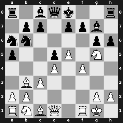 1968 New York ch-USA – Round 2 – Rossolimo, Nicolas – 1-0 – Seidman, Herbert – G11