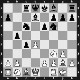 1968 New York ch-USA – Round 3 – Weinberger, Tibor – 0-1 – Horowitz, Albert Israel – G18