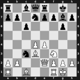 1968 New York ch-USA – Round 4 – Reshevsky, Samuel – 1/2-1/2 – Evans Lianda – G19
