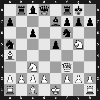 1968 New York ch-USA – Round 6 – Rossolimo, Nicolas – 1-0 – Bisguier, Arthur B – G33