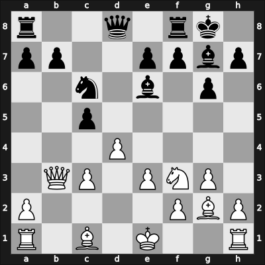 1968 New York ch-USA – Round 7 – Weinberger, Tibor – 1/2-1/2 – Rossolimo, Nicolas – G37