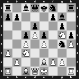 1968 Palma de Mallorca – Round 4 – Diez del Corral, Jesus – 1/2-1/2 – Borges Calvo, Russlan – G39
