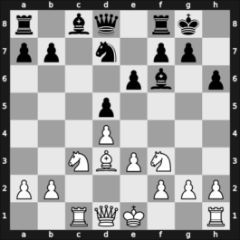 1968 Palma de Mallorca – Round 4 – Gligoric, Svetozar – 1/2-1/2 – Spassky, Boris Vasily – G40