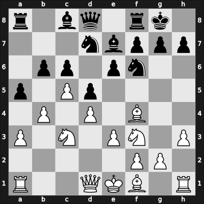 1968 Palma de Mallorca – Round 8 – Larsen, Benjamin Holsko – 1/2-1/2 – Spassky, Boris V. – G77