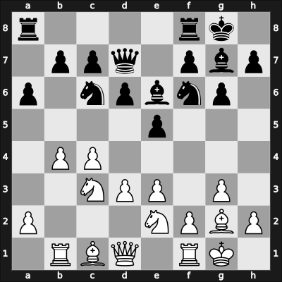 1968 Palma de Mallorca – Round 9 – Spassky, Boris V. – 1-0 – Medina-Garcia, Antonio – G79