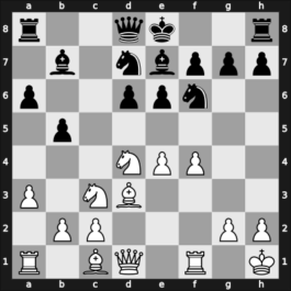 1968 Reggio Emilia 6869 11th – Round 6 – Paoli, Enrico – 1/2-1/2 – Bertok, Mario Jr. – G13