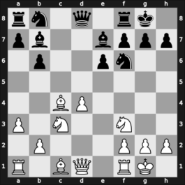 1968 Reggio Emilia 6869 11th – Round 6 – Ghitescu, Theodor – 1/2-1/2 – Ciocaltea, Victor – G14