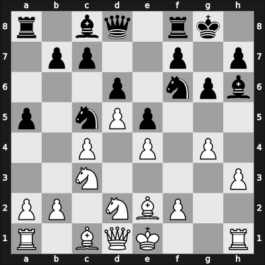 1968 Reggio Emilia 6869 11th – Round 11 – Ghitescu, Theodor – 1/2-1/2 – Mista, Ladislav – G23