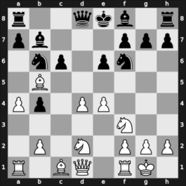 1968 Reykjavik – Round 1 – Taimanov, Mark E – 1-0 – Benedictsson, Benony – G11
