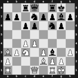 1968 Reykjavik – Round 1 – Szabo, Ladislav – 1/2-1/2 – Vasiukov, Evgeni – G16