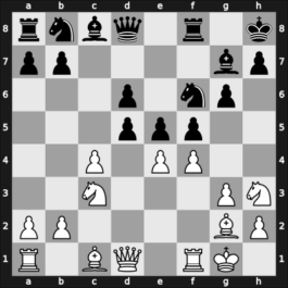 1968 Reykjavik – Round 1 – Thorbergsson, Freysteinn – 1/2-1/2 – Vasiukov, Evgeni – G17