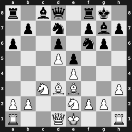 1968 Riga – Round 5.5 – Rumiancev, Alexander – 1-0 – Gufeld, Eduard – G31