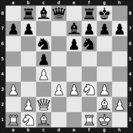 1968 Rubinstein Memorial – Round 6 – Smyslov, Vasily – 1-0 – Forintos, Gyozo V – G34