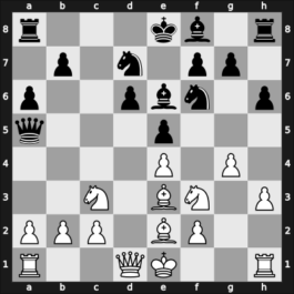 1968 Sarajevo – Round 5 – Kelecevic, Nedeljko – 1/2-1/2 – Bogdanovic, Radivoje – G40