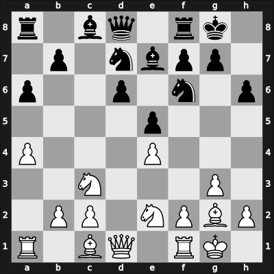 1968 Sarajevo – Round 11 – Matulovic, Milan – 1-0 – Barczay, Laszlo – G78