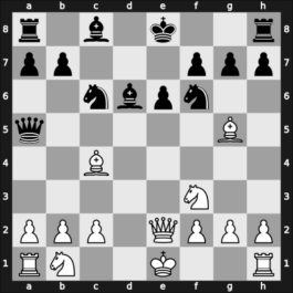 1968 Sarajevo – Round 13 – Matulovic, Milan – 1/2-1/2 – Kozomara, Vlado – G88