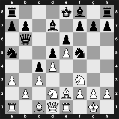 1968 Sarajevo – Round 13 – Kelecevic, Nedeljko – 1/2-1/2 – Ivkov, Borislav – G92