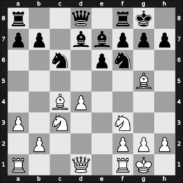 1968 Skopje/Ohrid – Round 3 – Uhlmann, Wolfgang – 1/2-1/2 – Gheorghiu, Florin – G19