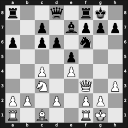 1968 Skopje/Ohrid – Round 4 – Janosevic, Dragoljub – 1/2-1/2 – Ilievski, Borce – G31