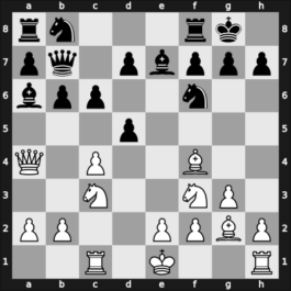 1968 Skopje/Ohrid – Round 7 – Bukic, Enver – 1/2-1/2 – Polugaevsky, Lev – G55