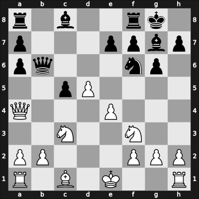 1968 Skopje/Ohrid – Round 9 – Uhlmann, Wolfgang – 1/2-1/2 – Polugaevsky, Lev – G74