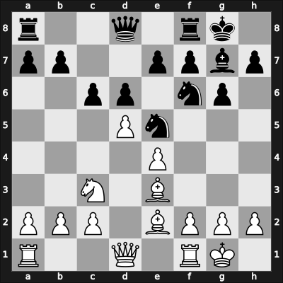 1968 Skopje/Ohrid – Round 11 – Janosevic, Dragoljub – 1/2-1/2 – Savon, Vladimir – G90