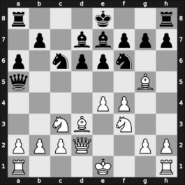 1968 Skopje/Ohrid – Round 12 – Matulovic, Milan – 1-0 – Nicevski, Risto – G96