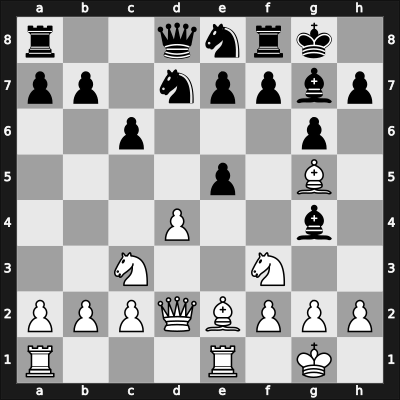 1968 Skopje/Ohrid – Round 12 – Geller, Efim P – 1/2-1/2 – Parma, Bruno – G99
