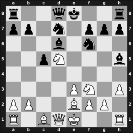 1968 Skopje/Ohrid – Round 15 – Gligorić, Svetozar – 1/2-1/2 – Matulovic, Milan – G122