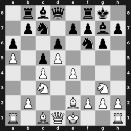 1968 Solingen GER – Round 11 – Eising, Johannes – 1/2-1/2 – Donner, Jan-Hein – G19