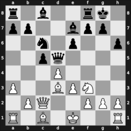 1968 Sombor – Round 1 – Ivkov, Borislav – 1/2-1/2 – Kluger, Gyula – G3