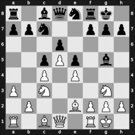 1968 Toth Memorial – Round 7 – Barczay, Laszlo – 1/2-1/2 – Gufeld, Eduard – G20