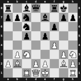 1968 URS Team Ch – Round 1 – Taimanov, Mark E – 1-0 – Zhuravliov, Valerij – G2