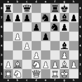 1968 URS Team Ch – Round 1 – Keres, Paul Petrovich – 1/2-1/2 – Zaitsev, Igor A – G14