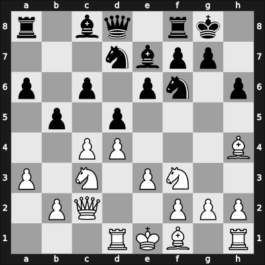 1968 URS Team Ch – Round 1 – Borisenko-Belova, Valentina – 1/2-1/2 – Kushnir, Alla – G64
