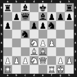 1968 URS Team Ch – Round 1 – Kholmov, Ratmir D – 1-0 – Shamkovich, Leonid – G106