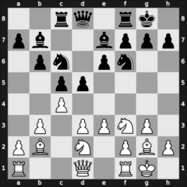 1968 USSR – Round 1 – Khasin, Abram – 1/2-1/2 – Yudovich, Mikhail Jr – G8