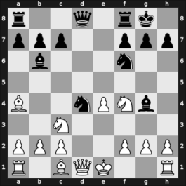 1968 USSR – Round 1 – Estrin, Yakov – 1-0 – Moldavsky, Roman S. – G20