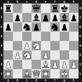 1968 Varna – Round 3 – Sakharov, Yuri N – 1/2-1/2 – Bobotsov, Milko G – G14