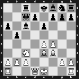 1968 Varna – Round 7 – Bednarski, Jacek B – 0-1 – Padevsky, Nikola – G20