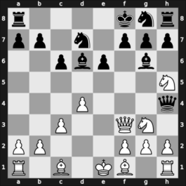 1968 Varna BUL – Round 5 – Sakharov, Yuri N – 1-0 – Vukic, Milan – G12