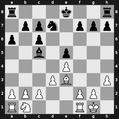 1968 Varna BUL – Round 12 – Bednarski, Jacek B – 1/2-1/2 – Kolarov, Atanas Stefanov – G41