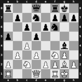 1968 Vinkovci – Round 2 – Byrne, David – 1/2-1/2 – Ivkov, Borislav – G18