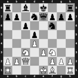 1968 Vinkovci – Round 8 – Gheorghiu, Florin – 1/2-1/2 – Robatsch, Karl – G46