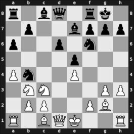 1968 Vinkovci – Round 9 – Robatsch, Karl – 1/2-1/2 – Bertok, Mario Jr. – G52