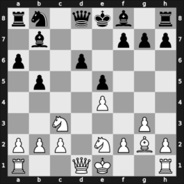 1968 Wijk aan Zee II – Round 1 – Dan Nikolic, Slobodan – 1/2-1/2 – Flesch, Jean-benoit – G21