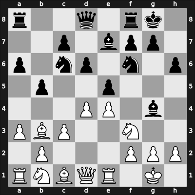 1968 Wijk aan Zee II – Round 14 – Ciocaltea, Victor – 1-0 – Dunkelblum, Arthur – G55