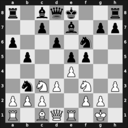 1968 Wijk aan Zee II – Round 14 – Dan Nikolic, Slobodan – 1-0 – Van Scheltinga, Theo – G56